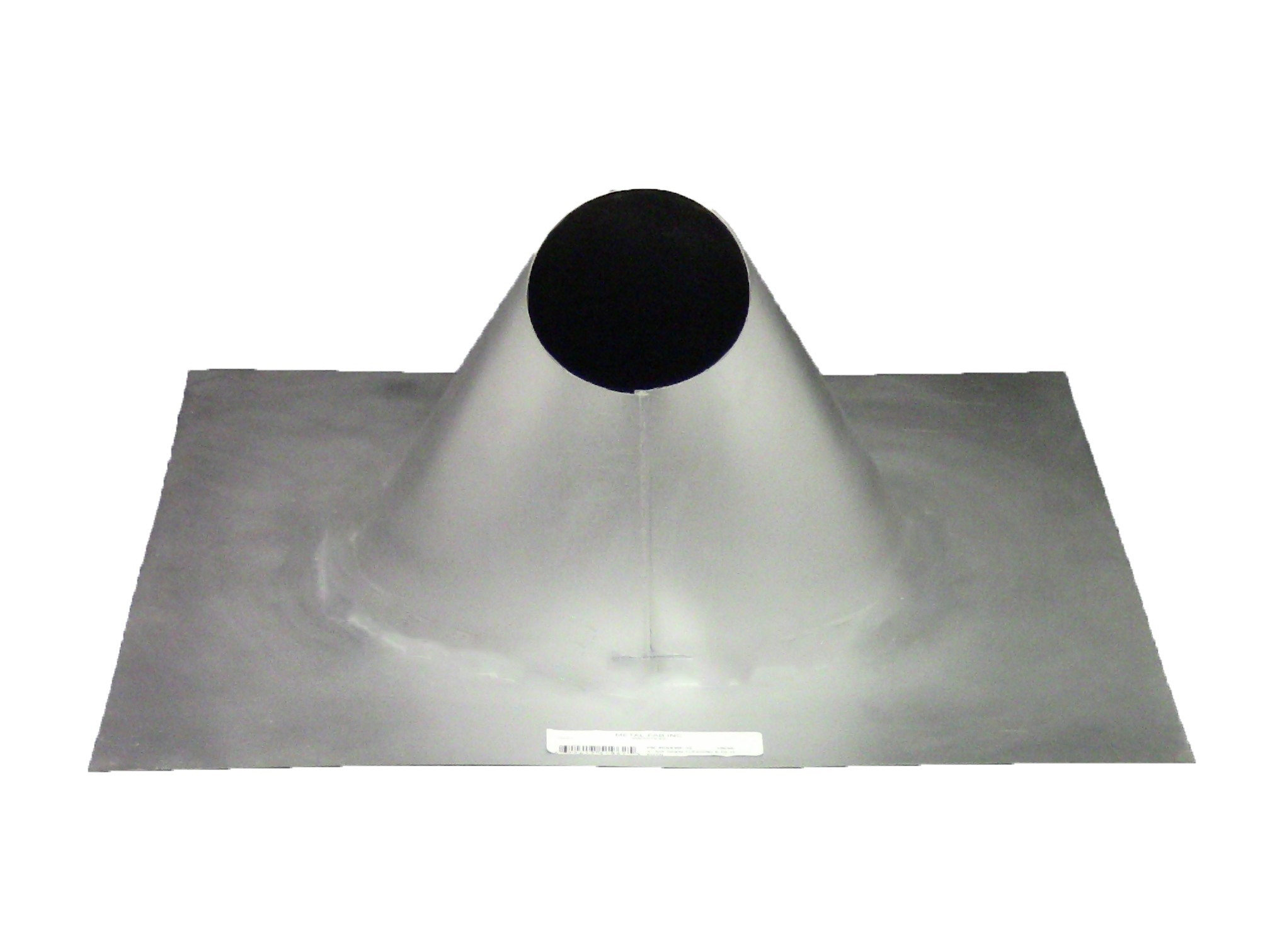 METAL-FAB® Corr/Guard® 4CGSWF-12 Roof Flashing, Stainless Steel, 4 in Pipe