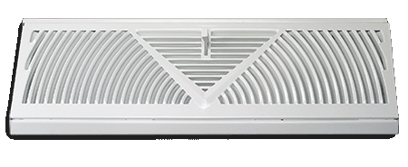 GRD - Baseboard Sidewall Register 2 Way